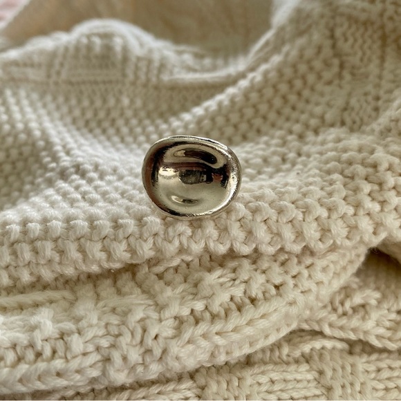 Vintage Robert Lee Morris Sterling Silver Concave Ring - Size 6 - Mid-1970s Era - Picture 3 of 12